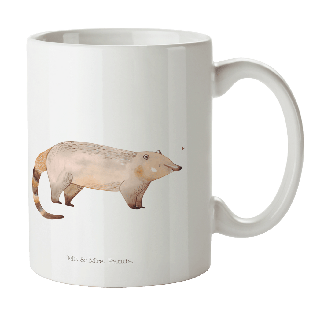 Tasse Nasenbaer Nasenbär, Nasenbären, Rüsselbär, Bär, Becher, Kaffeetasse, Kaffeebecher, Tee, Frühstück, Büro  süße Tiermotive, gute Laune, lustige Sprüche, Tiere