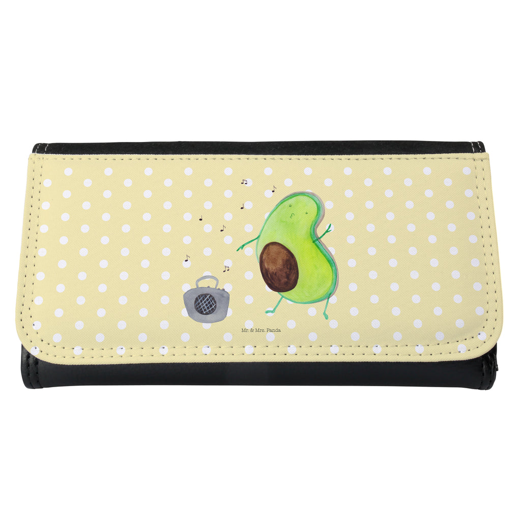 Damen Portemonnaie Avocado tanzt Portemonnaie, Portemonee, Geldbörse, Damen, Groß, XXL, Geldbeutel, Portemonnaies, Avocado, Veggie, Vegan, Gesund