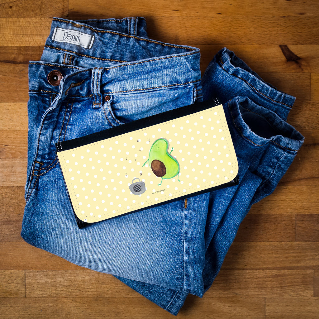Damen Portemonnaie Avocado tanzt Portemonnaie, Portemonee, Geldbörse, Damen, Groß, XXL, Geldbeutel, Portemonnaies, Avocado, Veggie, Vegan, Gesund