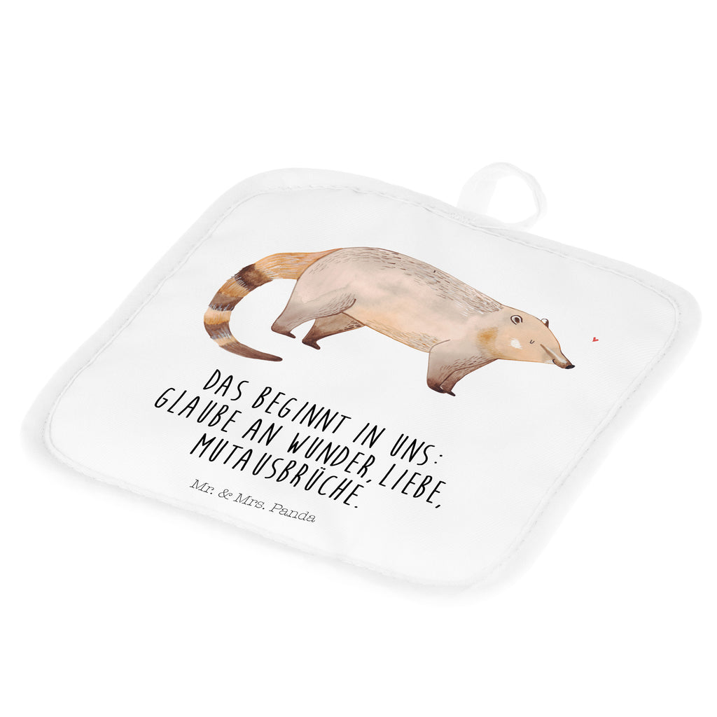 2er Set Topflappen  Nasenbaer Topflappen, Topfuntersetzer, Ofenhandschuh, Topflappen Set, Topflappen lustig, Topflappen mit Spruch, Tiermotive, Gute Laune, lustige Sprüche, Tiere, Nasenbär, Nasenbären, Rüsselbär, Bär