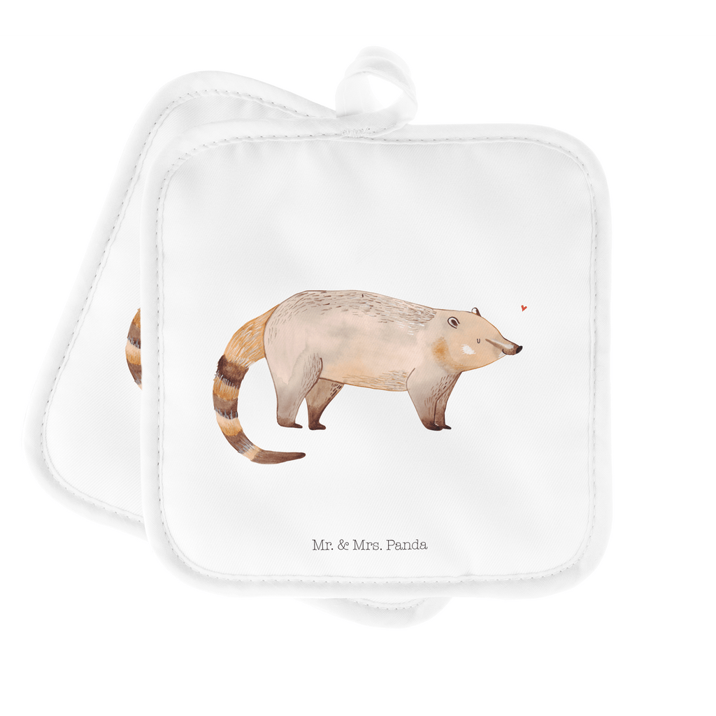 2er Set Topflappen  Nasenbaer Topflappen, Topfuntersetzer, Ofenhandschuh, Topflappen Set, Topflappen lustig, Topflappen mit Spruch, Tiermotive, Gute Laune, lustige Sprüche, Tiere, Nasenbär, Nasenbären, Rüsselbär, Bär
