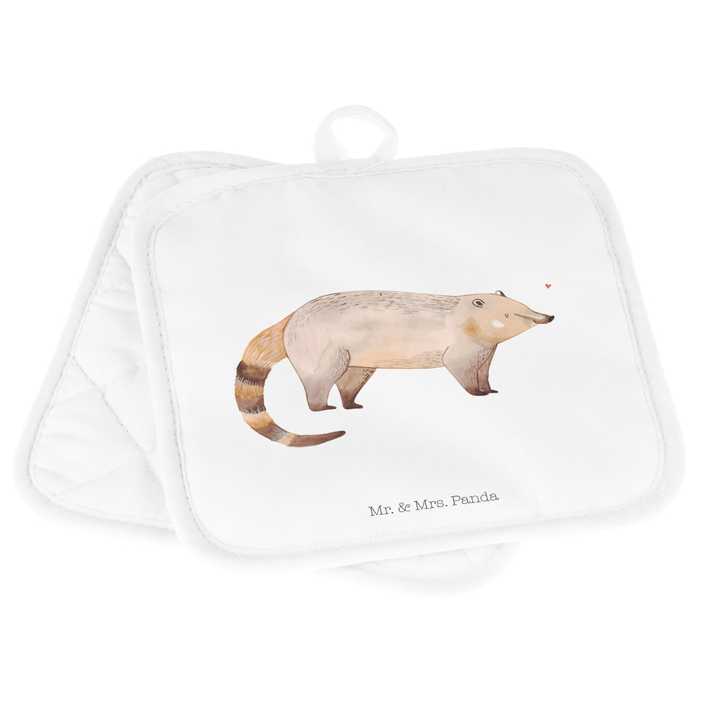 2er Set Topflappen  Nasenbaer Topflappen, Topfuntersetzer, Ofenhandschuh, Topflappen Set, Topflappen lustig, Topflappen mit Spruch, Tiermotive, Gute Laune, lustige Sprüche, Tiere, Nasenbär, Nasenbären, Rüsselbär, Bär
