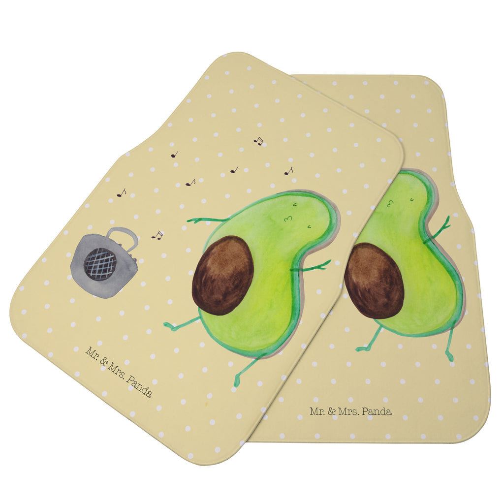 Fahrer Autofußmatte Avocado tanzt Autofußmatten, Fußmatte Auto, Fahrer, Schmutzmatte Auto, Avocado, Veggie, Vegan, Gesund