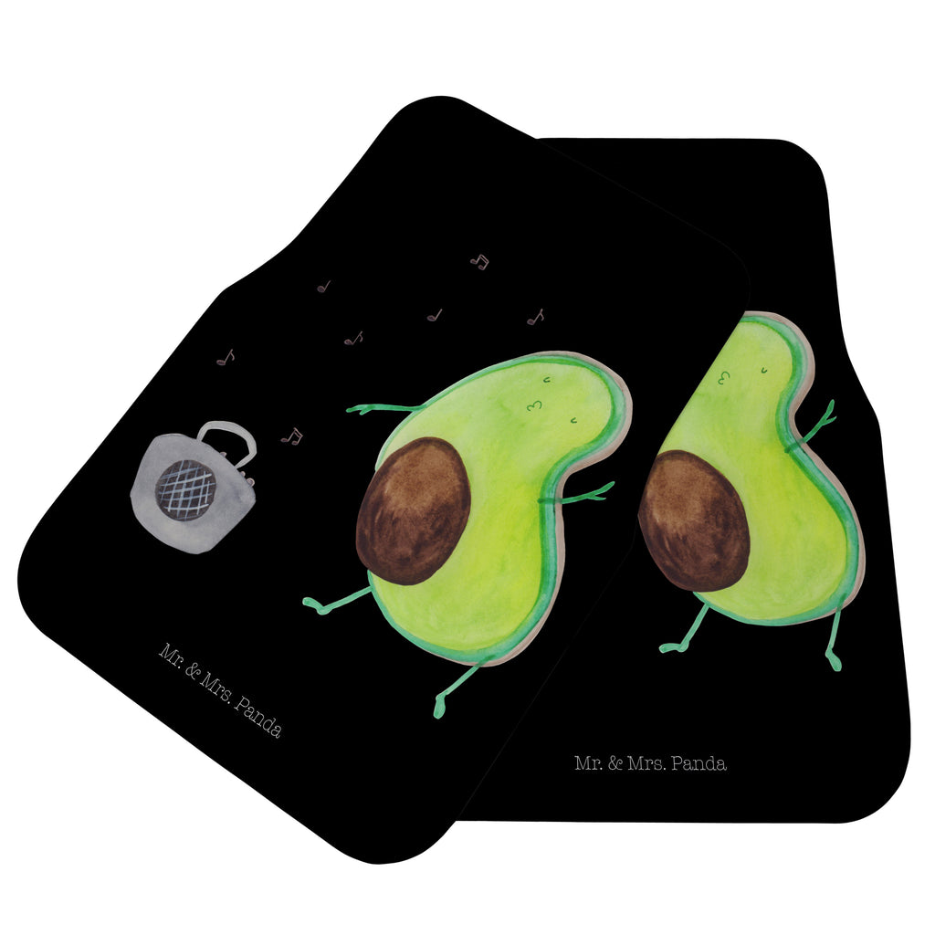 Fahrer Autofußmatte Avocado tanzt Autofußmatten, Fußmatte Auto, Fahrer, Schmutzmatte Auto, Avocado, Veggie, Vegan, Gesund