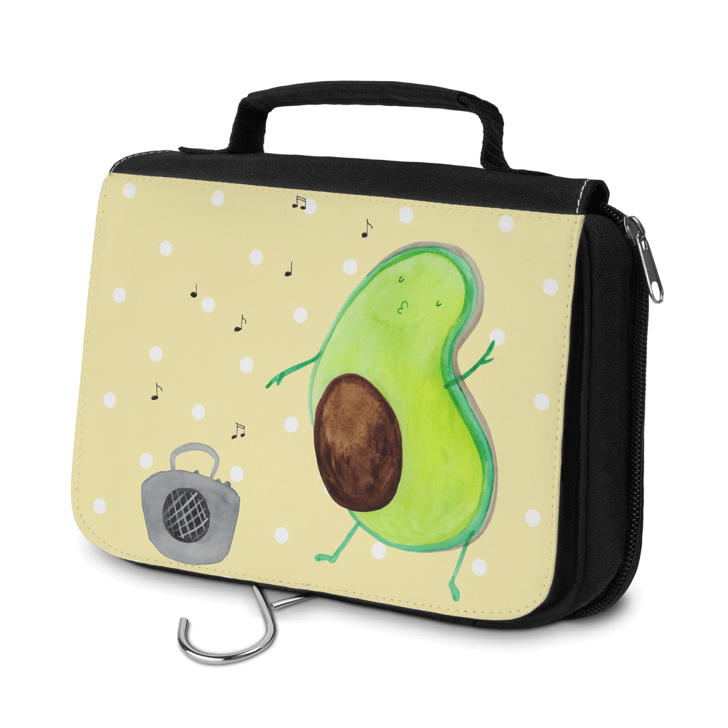 Kulturbeutel Avocado tanzt Kulturbeutel, Zum Aufhängen, Waschtasche, Kosmetiktasche, Damen, Herren, Aufbewahrungstasche, Schminktasche, Kosmetikbeutel, Organizer, Kulturtasche, Schminkutensil, Avocado, Veggie, Vegan, Gesund