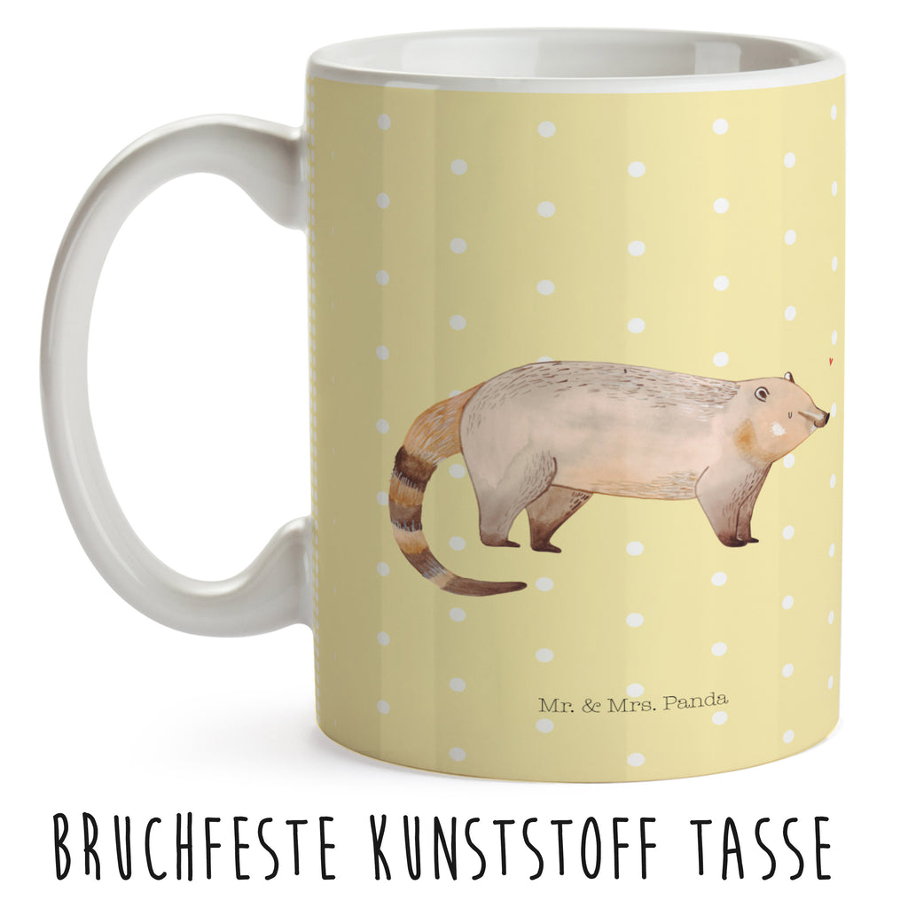 Kindertasse Nasenbaer Kunststoff Tasse, Kindergarten, Tasse, Trinkbecher, Camping Becher, Kaffeetasse, Kunststoffbecher, Kindergartenbecher, Outdoorgeschirr, Kunststoffgeschirr, Reisebecher, Reisetasse, Kinderbecher, Tiermotive, Gute Laune, lustige Sprüche, Tiere, Nasenbär, Nasenbären, Rüsselbär, Bär