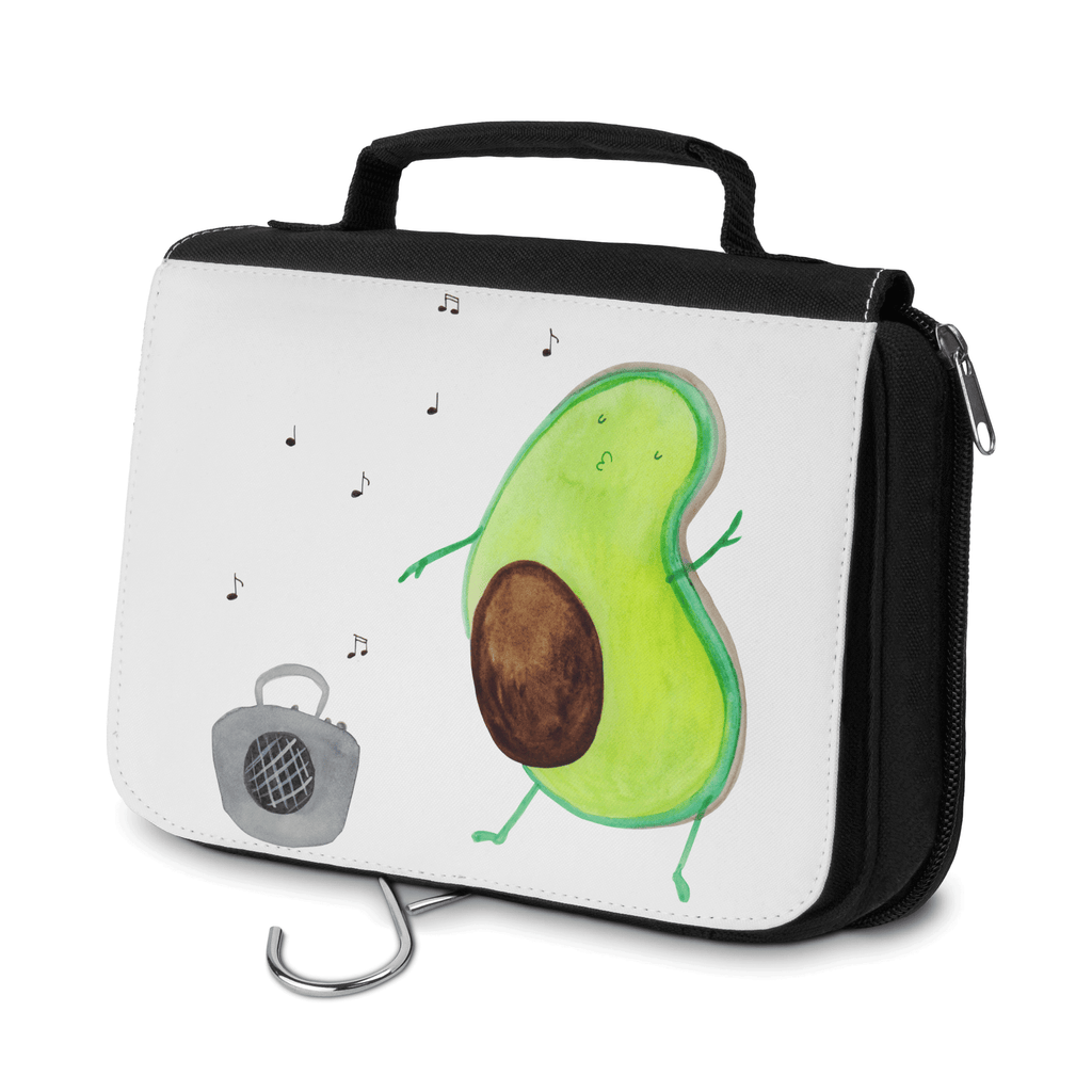 Kulturbeutel Avocado tanzt Kulturbeutel, Zum Aufhängen, Waschtasche, Kosmetiktasche, Damen, Herren, Aufbewahrungstasche, Schminktasche, Kosmetikbeutel, Organizer, Kulturtasche, Schminkutensil, Avocado, Veggie, Vegan, Gesund