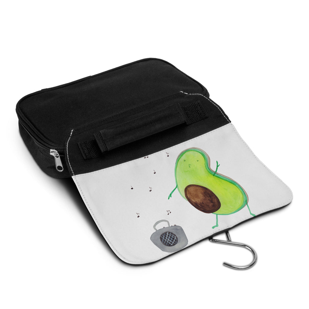 Kulturbeutel Avocado tanzt Kulturbeutel, Zum Aufhängen, Waschtasche, Kosmetiktasche, Damen, Herren, Aufbewahrungstasche, Schminktasche, Kosmetikbeutel, Organizer, Kulturtasche, Schminkutensil, Avocado, Veggie, Vegan, Gesund