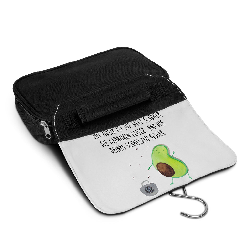 Kulturbeutel Avocado tanzt Kulturbeutel, Zum Aufhängen, Waschtasche, Kosmetiktasche, Damen, Herren, Aufbewahrungstasche, Schminktasche, Kosmetikbeutel, Organizer, Kulturtasche, Schminkutensil, Avocado, Veggie, Vegan, Gesund