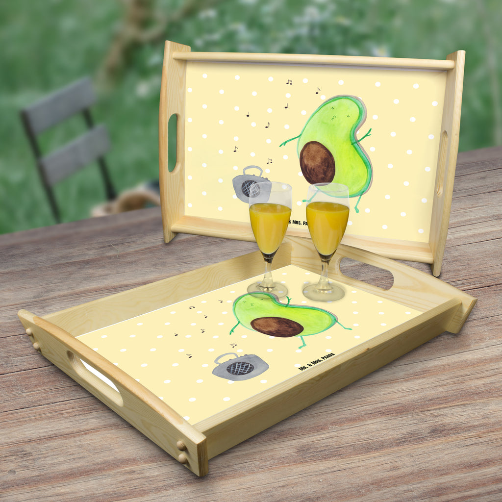 Serviertablett Avocado tanzt Tablett, Holztablett, Küchentablett, Dekotablett, Frühstückstablett, Avocado, Veggie, Vegan, Gesund