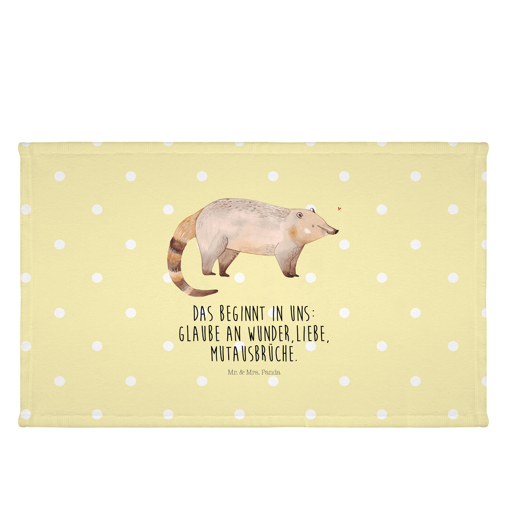 50 x 100 Handtuch Nasenbaer Handtuch, Badehandtuch, Badezimmer, Handtücher, groß, Kinder, Baby, Tiermotive, Gute Laune, lustige Sprüche, Tiere, Nasenbär, Nasenbären, Rüsselbär, Bär