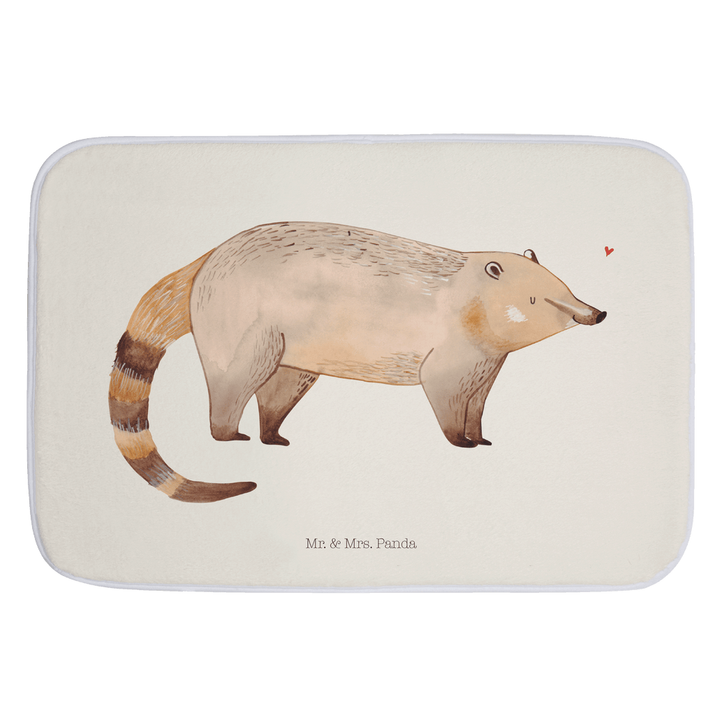 Badvorleger Nasenbaer Badematte, Badteppich, Duschvorleger, Badezimmerteppich, Badezimmermatte, Badvorleger, Duschmatte, Duschteppich, Tiermotive, Gute Laune, lustige Sprüche, Tiere, Nasenbär, Nasenbären, Rüsselbär, Bär