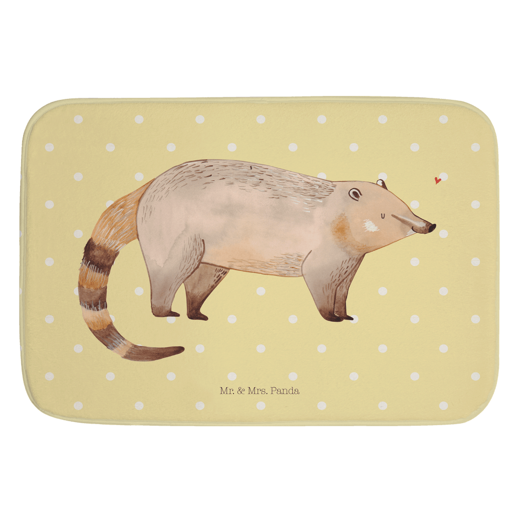 Badvorleger Nasenbaer Badematte, Badteppich, Duschvorleger, Badezimmerteppich, Badezimmermatte, Badvorleger, Duschmatte, Duschteppich, Tiermotive, Gute Laune, lustige Sprüche, Tiere, Nasenbär, Nasenbären, Rüsselbär, Bär