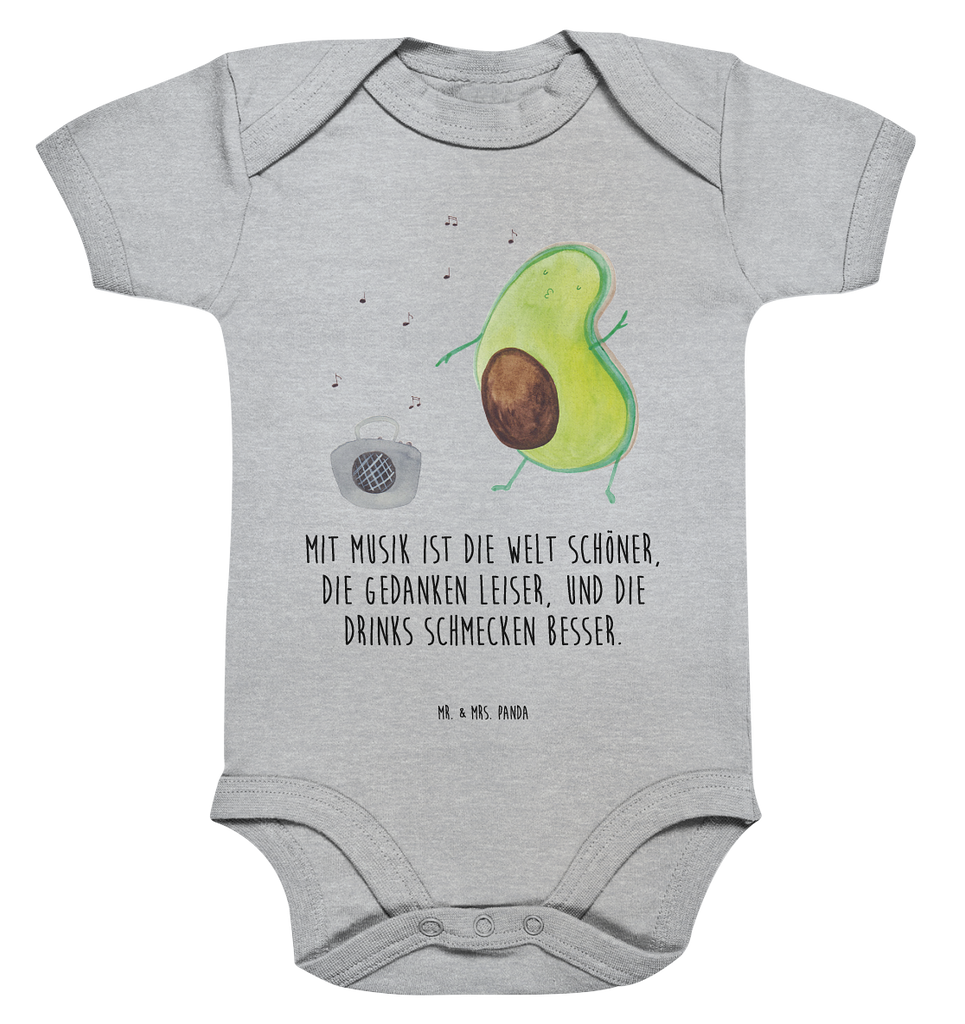 Organic Baby Body Avocado tanzt Babykleidung, Babystrampler, Strampler, Wickelbody, Baby Erstausstattung, Junge, Mädchen, Avocado, Veggie, Vegan, Gesund