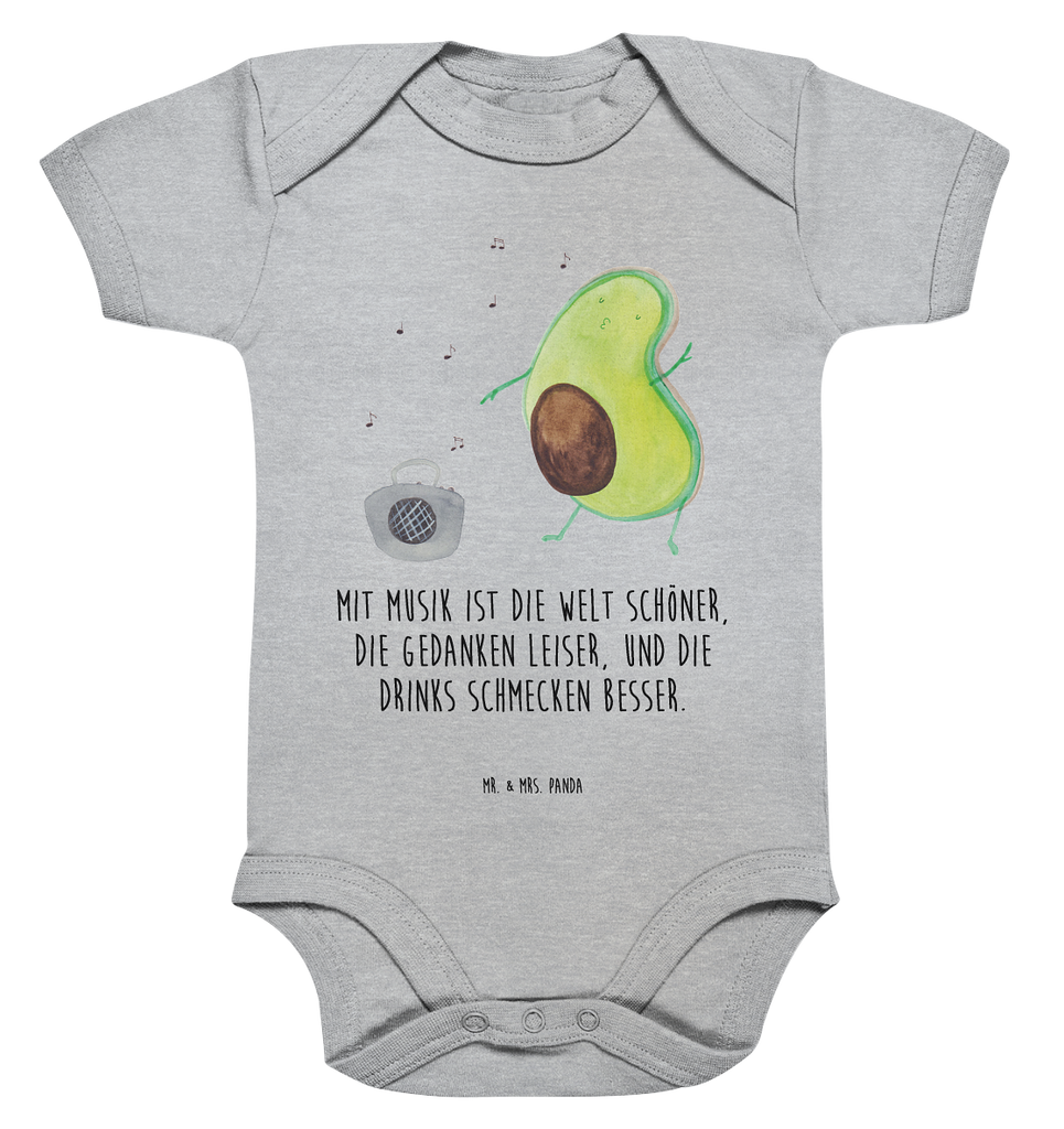 Organic Baby Body Avocado tanzt Babykleidung, Babystrampler, Strampler, Wickelbody, Baby Erstausstattung, Junge, Mädchen, Avocado, Veggie, Vegan, Gesund