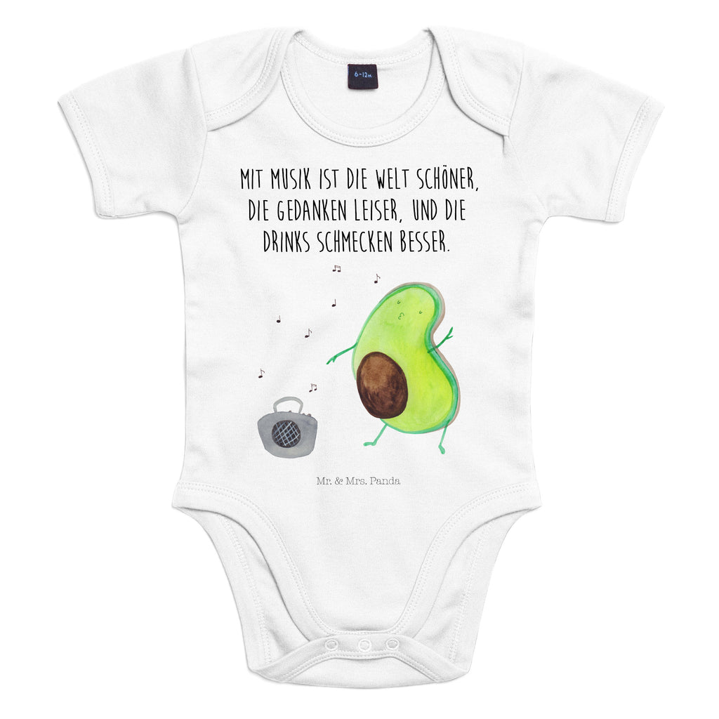 Organic Baby Body Avocado tanzt Babykleidung, Babystrampler, Strampler, Wickelbody, Baby Erstausstattung, Junge, Mädchen, Avocado, Veggie, Vegan, Gesund