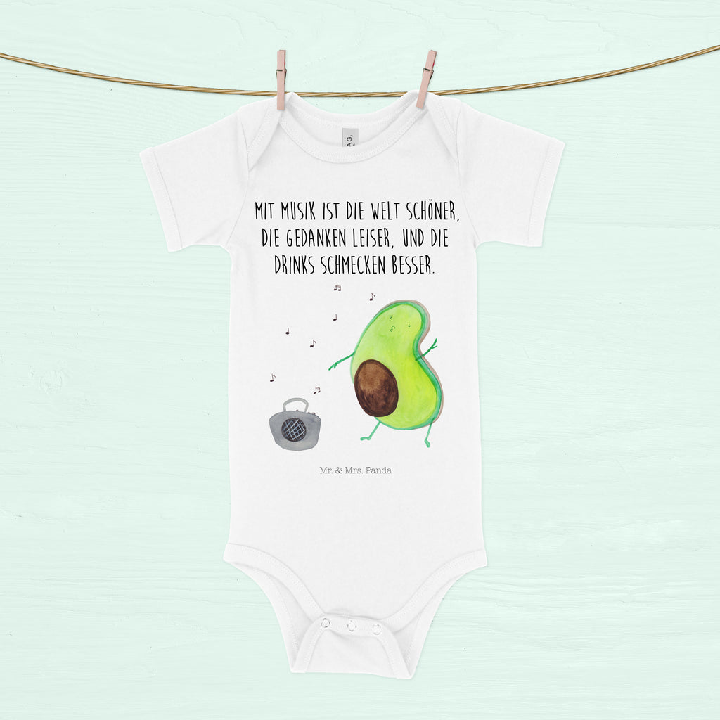 Organic Baby Body Avocado tanzt Babykleidung, Babystrampler, Strampler, Wickelbody, Baby Erstausstattung, Junge, Mädchen, Avocado, Veggie, Vegan, Gesund
