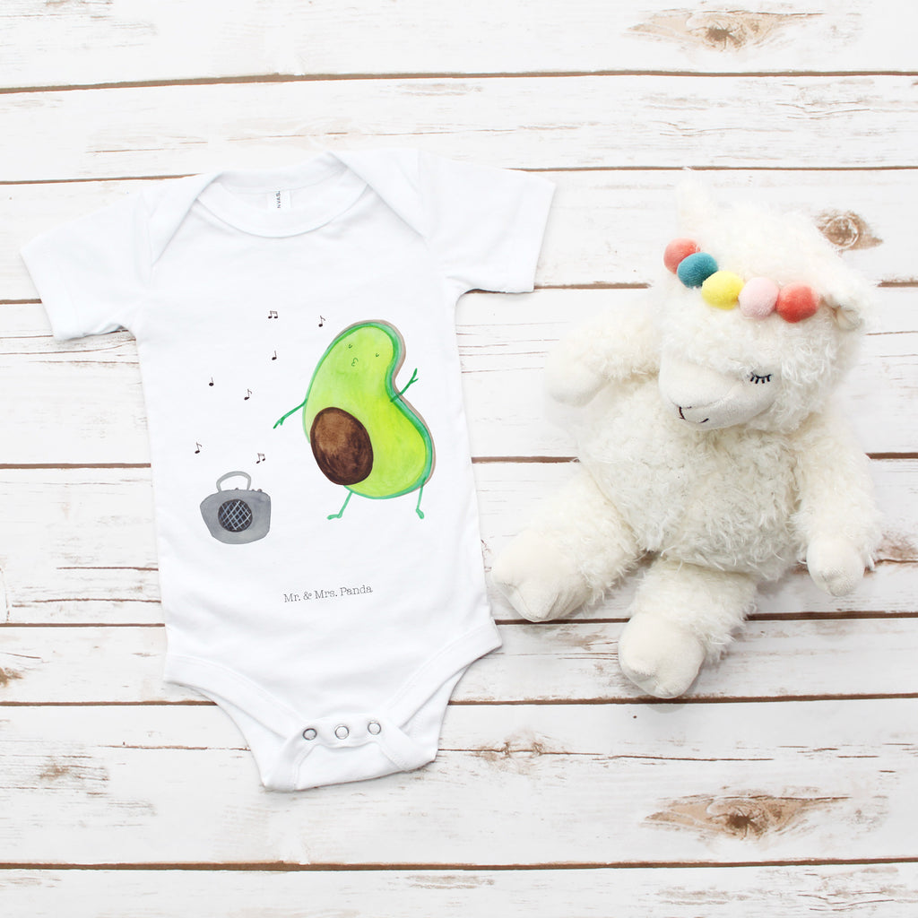 Organic Baby Body Avocado tanzt Babykleidung, Babystrampler, Strampler, Wickelbody, Baby Erstausstattung, Junge, Mädchen, Avocado, Veggie, Vegan, Gesund