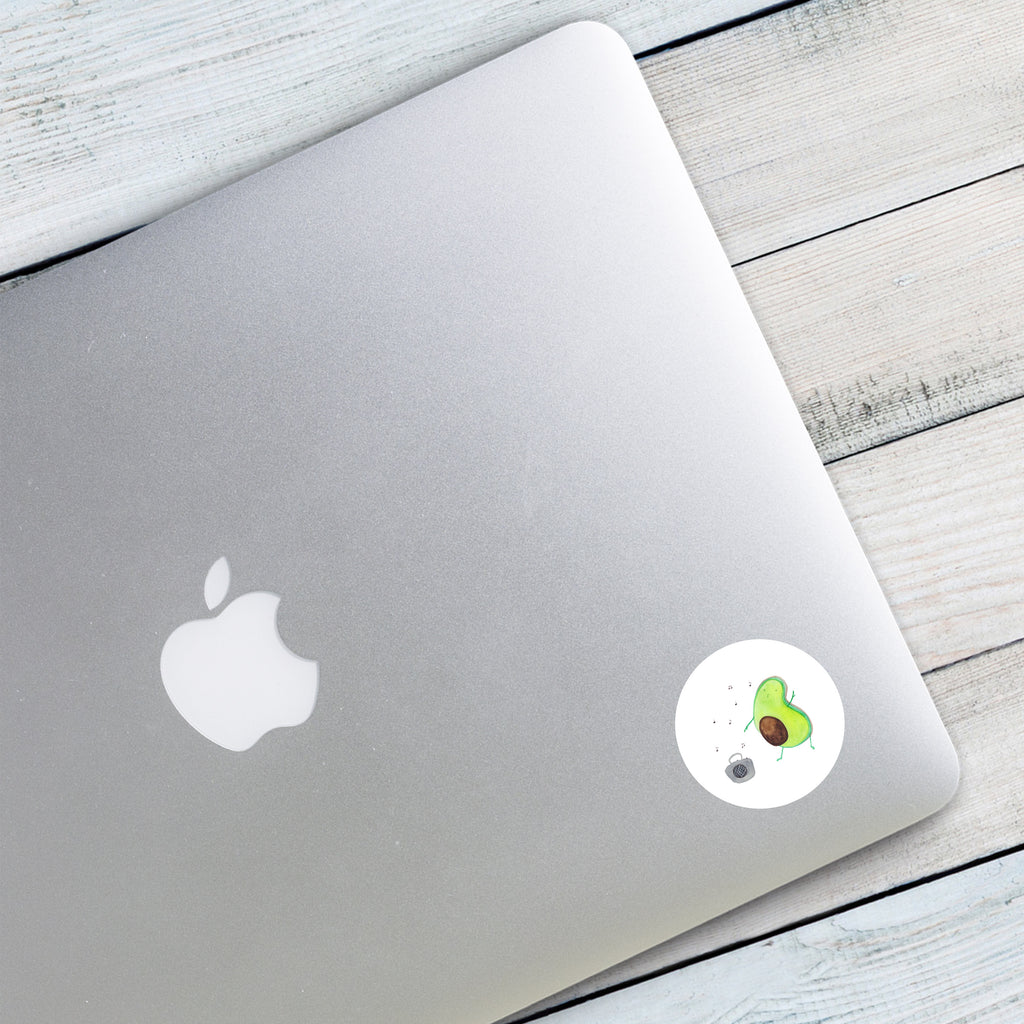 40mm Rund Aufkleber Avocado tanzt Sticker, Aufkleber, Etikett, Avocado, Veggie, Vegan, Gesund