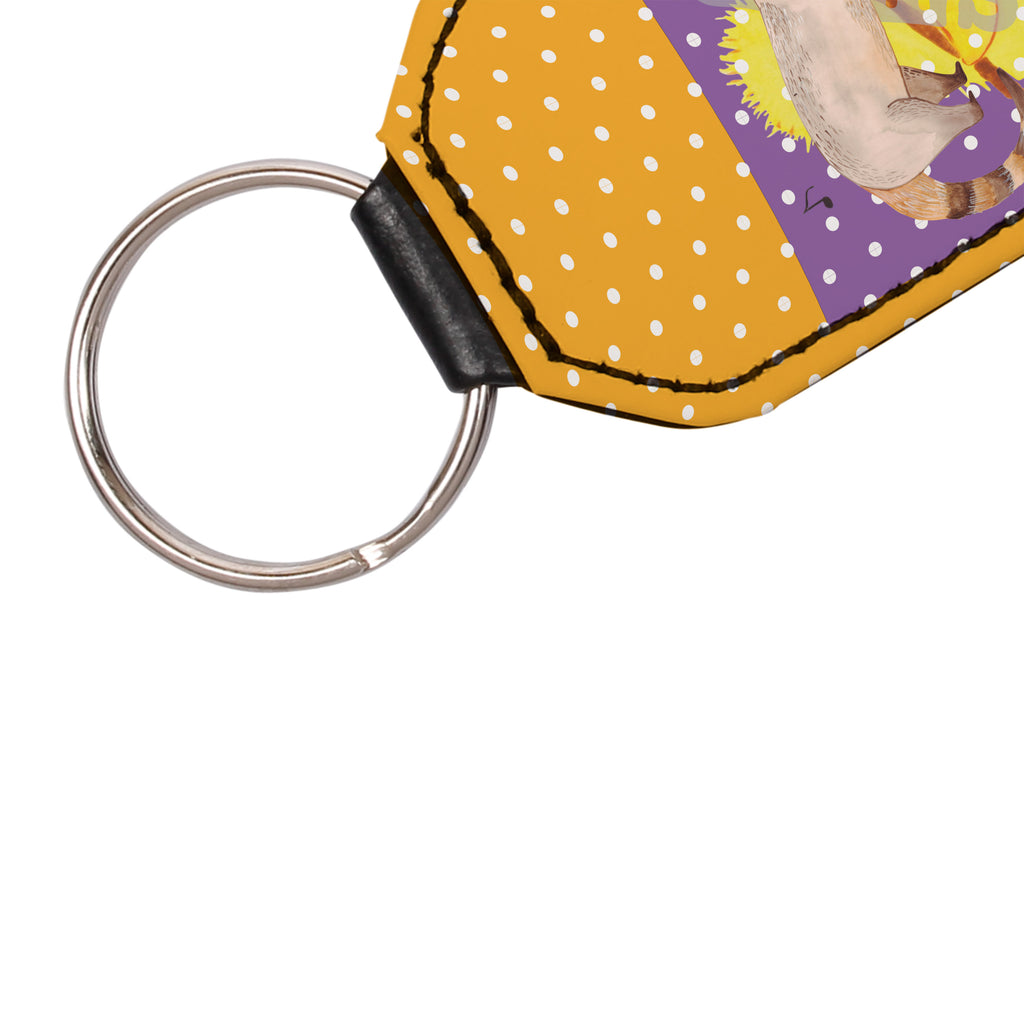 Rechteckig Schlüsselanhänger Nasenbaer Schlüsselanhänger, Anhänger, Taschenanhänger, Glücksbringer, Schutzengel, Tiermotive, Gute Laune, lustige Sprüche, Tiere, Nasenbär, Nasenbären, Rüsselbär, Bär