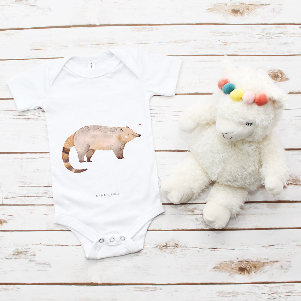 Organic Baby Body Nasenbaer Babykleidung, Babystrampler, Strampler, Wickelbody, Baby Erstausstattung, Junge, Mädchen, Tiermotive, Gute Laune, lustige Sprüche, Tiere, Nasenbär, Nasenbären, Rüsselbär, Bär