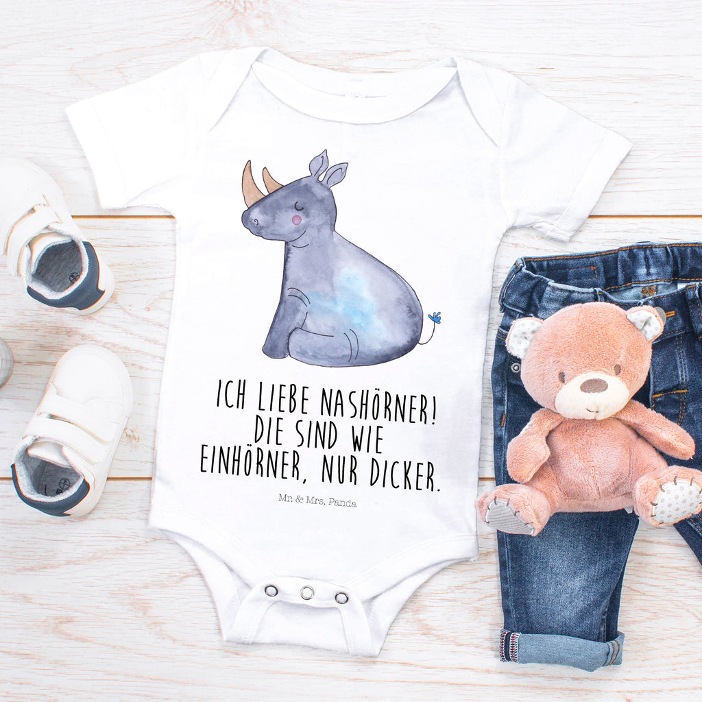 Organic Baby Body Einhorn Nashorn Babykleidung, Babystrampler, Strampler, Wickelbody, Baby Erstausstattung, Junge, Mädchen, Einhorn, Einhörner, Einhorn Deko, Pegasus, Unicorn, Regenbogen, witzig, lustig, Zoo, Glitzer, Einhornpower, Erwachsenwerden, Nashorn, Nashörner