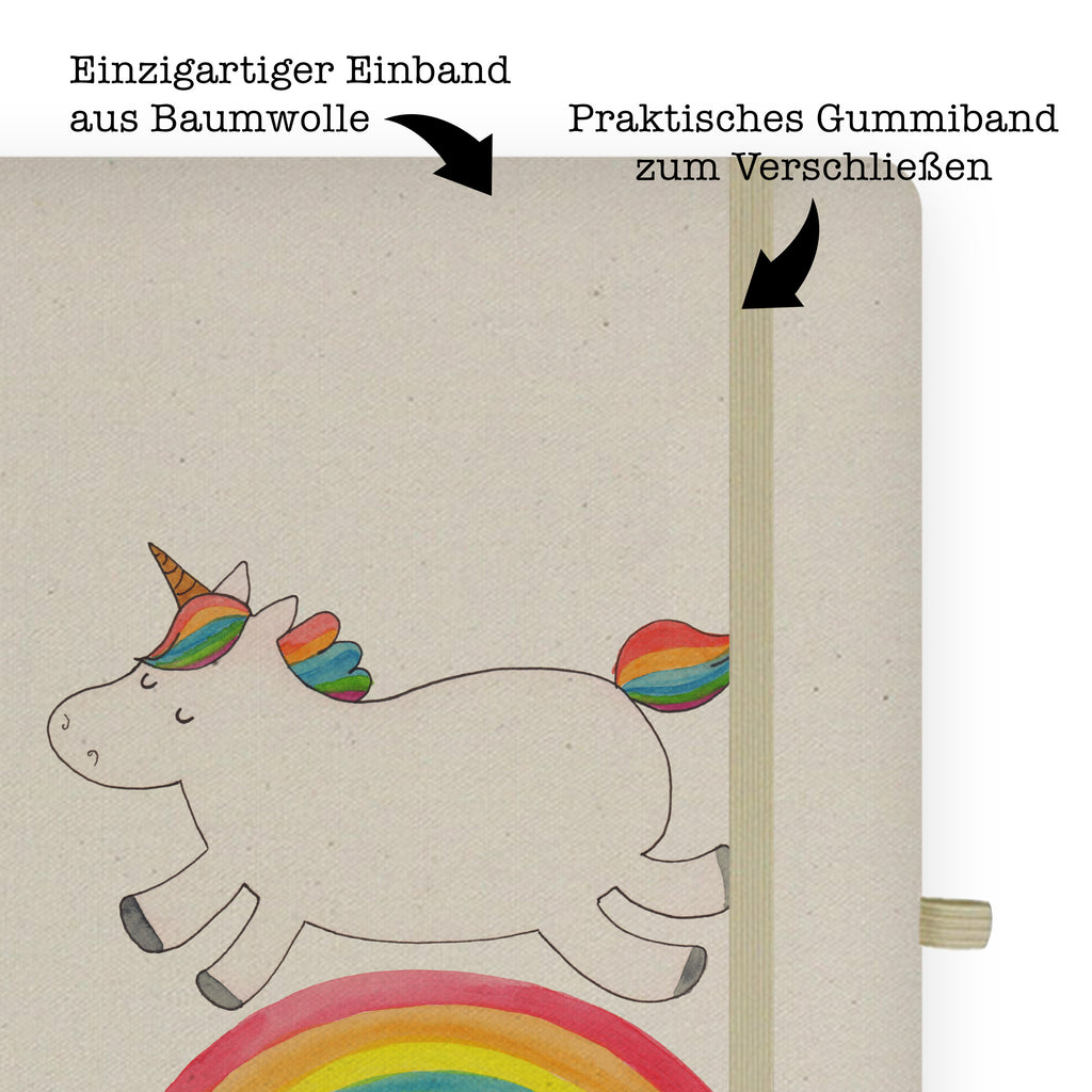 DIN A6 Baumwoll Notizbuch Einhorn Regenbogen Notizen, Eintragebuch, Tagebuch, Notizblock, Adressbuch, Journal, Kladde, Skizzenbuch, Notizheft, Schreibbuch, Schreibheft, Einhorn, Einhörner, Einhorn Deko, Pegasus, Unicorn, Regenbogen, Glitzer, Einhornpower, Erwachsenwerden, Einhornautobahn