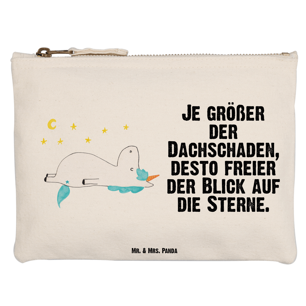 Schminktasche Einhorn Sternenhimmel Schminktasche, Kosmetiktasche, Kosmetikbeutel, Stiftemäppchen, Etui, Federmappe, Makeup, XXL, Schminketui, Kosmetiketui, Schlamperetui, Einhorn, Einhörner, Einhorn Deko, Pegasus, Unicorn, Sterne, Dachschaden, Verrückt, Sternenhimmel