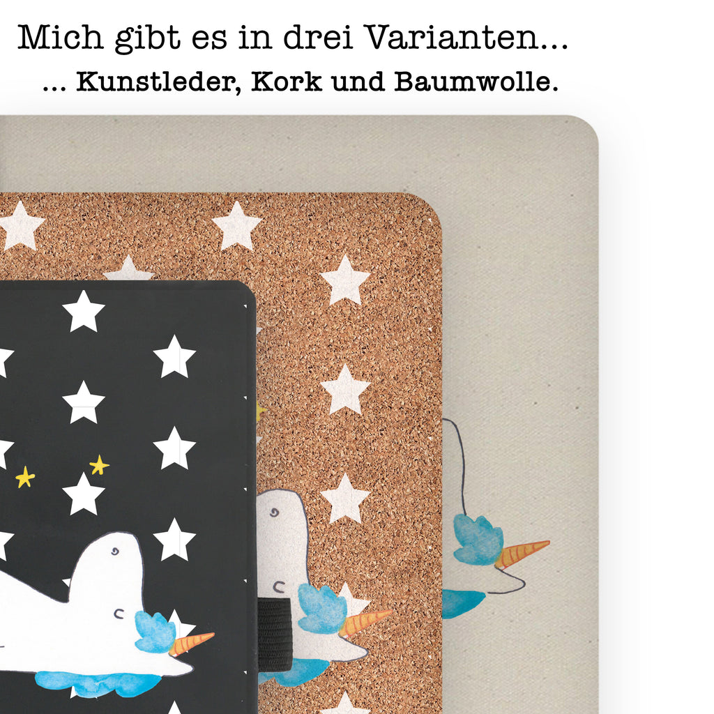 DIN A4 Baumwoll Notizbuch Einhorn Sternenhimmel Notizen, Eintragebuch, Tagebuch, Notizblock, Adressbuch, Journal, Kladde, Skizzenbuch, Notizheft, Schreibbuch, Schreibheft, Einhorn, Einhörner, Einhorn Deko, Pegasus, Unicorn, Sterne, Dachschaden, Verrückt, Sternenhimmel