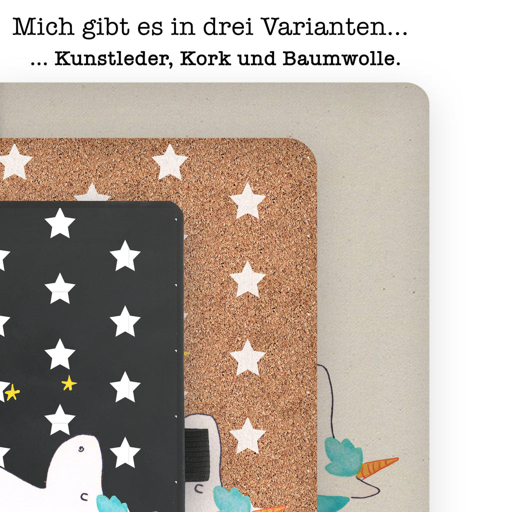 DIN A4 Baumwoll Notizbuch Einhorn Sternenhimmel Notizen, Eintragebuch, Tagebuch, Notizblock, Adressbuch, Journal, Kladde, Skizzenbuch, Notizheft, Schreibbuch, Schreibheft, Einhorn, Einhörner, Einhorn Deko, Pegasus, Unicorn, Sterne, Dachschaden, Verrückt, Sternenhimmel