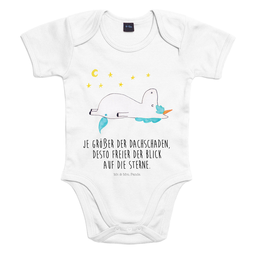 Organic Baby Body Einhorn Sternenhimmel Babykleidung, Babystrampler, Strampler, Wickelbody, Baby Erstausstattung, Junge, Mädchen, Einhorn, Einhörner, Einhorn Deko, Pegasus, Unicorn, Sterne, Dachschaden, Verrückt, Sternenhimmel