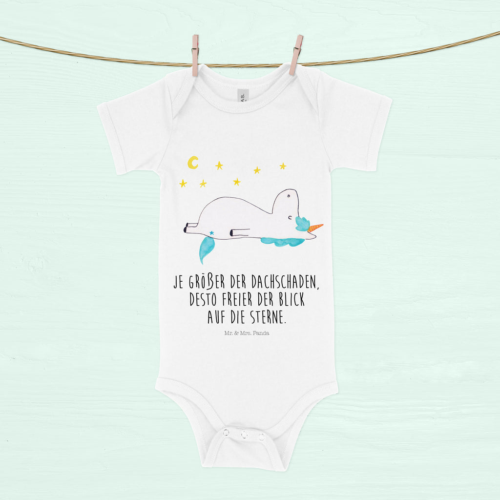 Organic Baby Body Einhorn Sternenhimmel Babykleidung, Babystrampler, Strampler, Wickelbody, Baby Erstausstattung, Junge, Mädchen, Einhorn, Einhörner, Einhorn Deko, Pegasus, Unicorn, Sterne, Dachschaden, Verrückt, Sternenhimmel