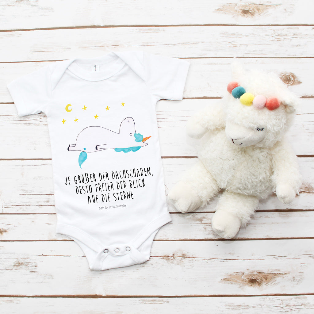 Organic Baby Body Einhorn Sternenhimmel Babykleidung, Babystrampler, Strampler, Wickelbody, Baby Erstausstattung, Junge, Mädchen, Einhorn, Einhörner, Einhorn Deko, Pegasus, Unicorn, Sterne, Dachschaden, Verrückt, Sternenhimmel