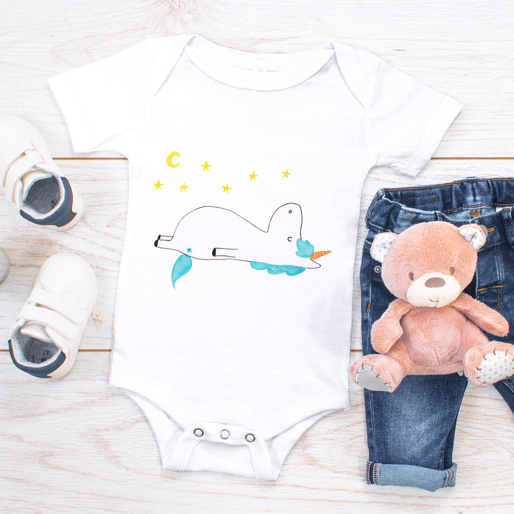 Organic Baby Body Einhorn Sternenhimmel Babykleidung, Babystrampler, Strampler, Wickelbody, Baby Erstausstattung, Junge, Mädchen, Einhorn, Einhörner, Einhorn Deko, Pegasus, Unicorn, Sterne, Dachschaden, Verrückt, Sternenhimmel