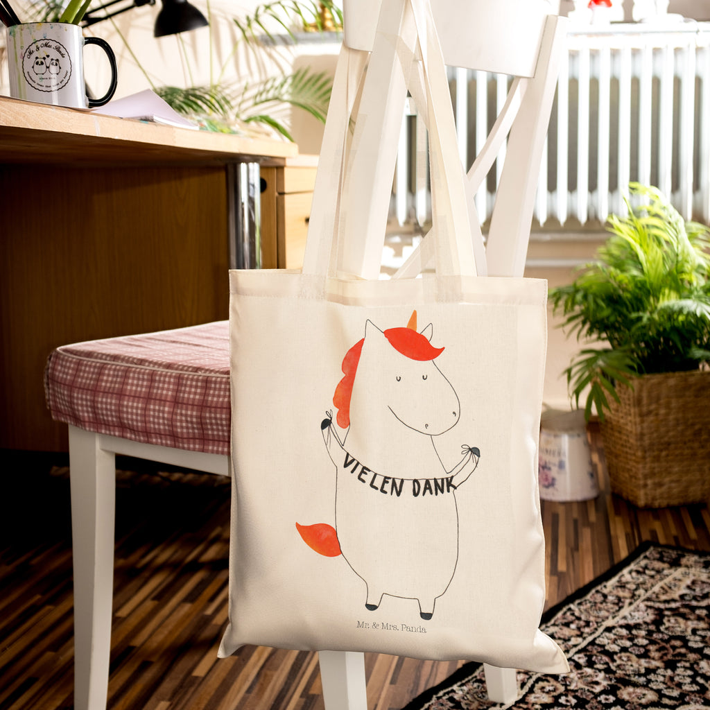 Tragetasche Einhorn Vielen Dank Beuteltasche, Beutel, Einkaufstasche, Jutebeutel, Stoffbeutel, Einhorn, Einhörner, Einhorn Deko, Pegasus, Unicorn, Danke, vielen Dank, Dankeschön, Danksagung