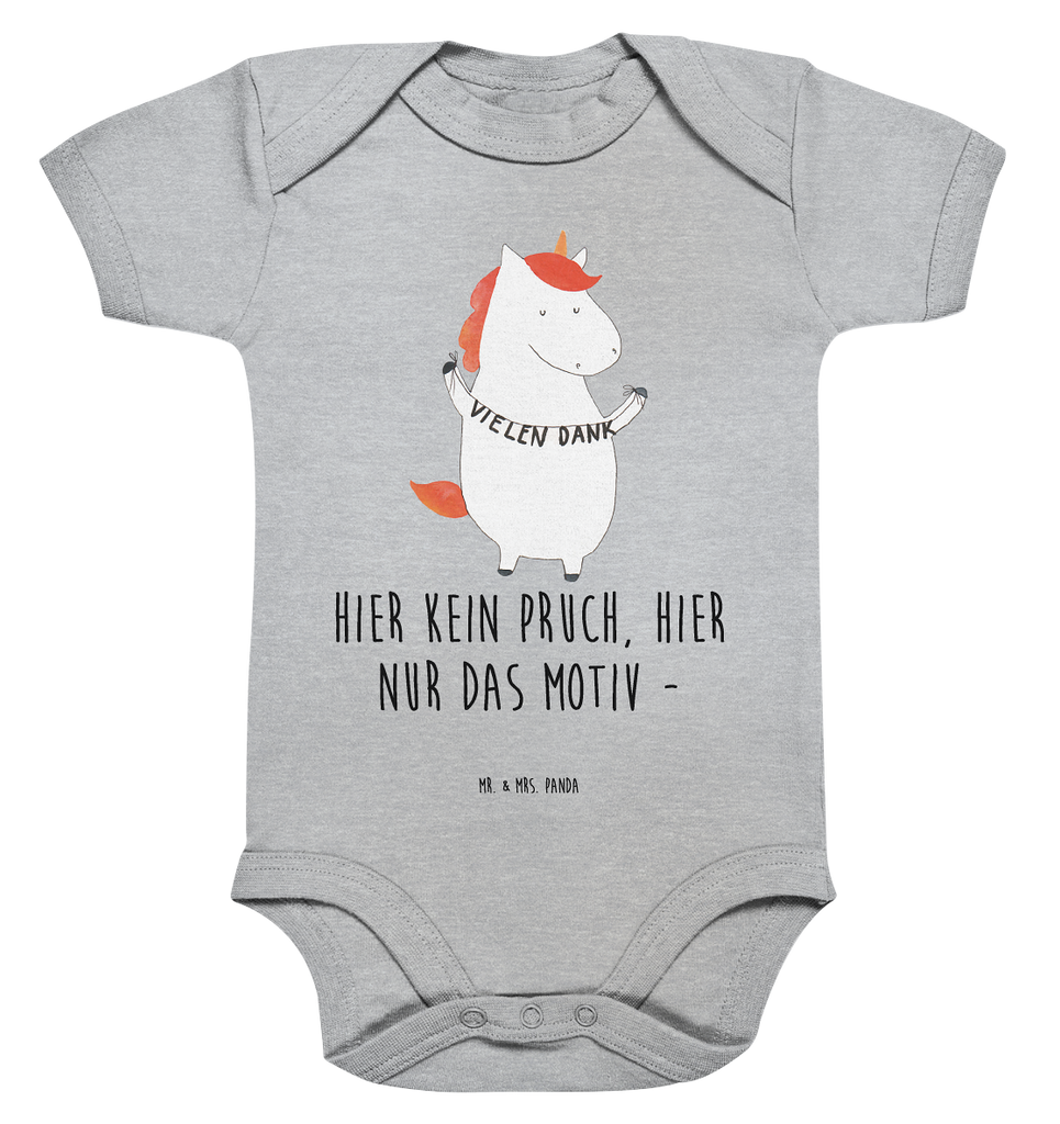 Organic Baby Body Einhorn Vielen Dank Babykleidung, Babystrampler, Strampler, Wickelbody, Baby Erstausstattung, Junge, Mädchen, Einhorn, Einhörner, Einhorn Deko, Pegasus, Unicorn, Danke, vielen Dank, Dankeschön, Danksagung