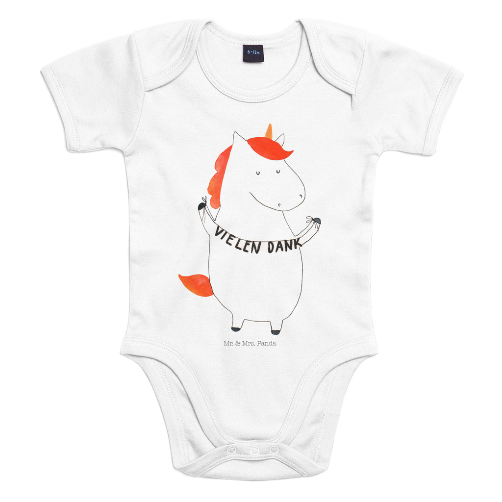 Organic Baby Body Einhorn Vielen Dank Babykleidung, Babystrampler, Strampler, Wickelbody, Baby Erstausstattung, Junge, Mädchen, Einhorn, Einhörner, Einhorn Deko, Pegasus, Unicorn, Danke, vielen Dank, Dankeschön, Danksagung