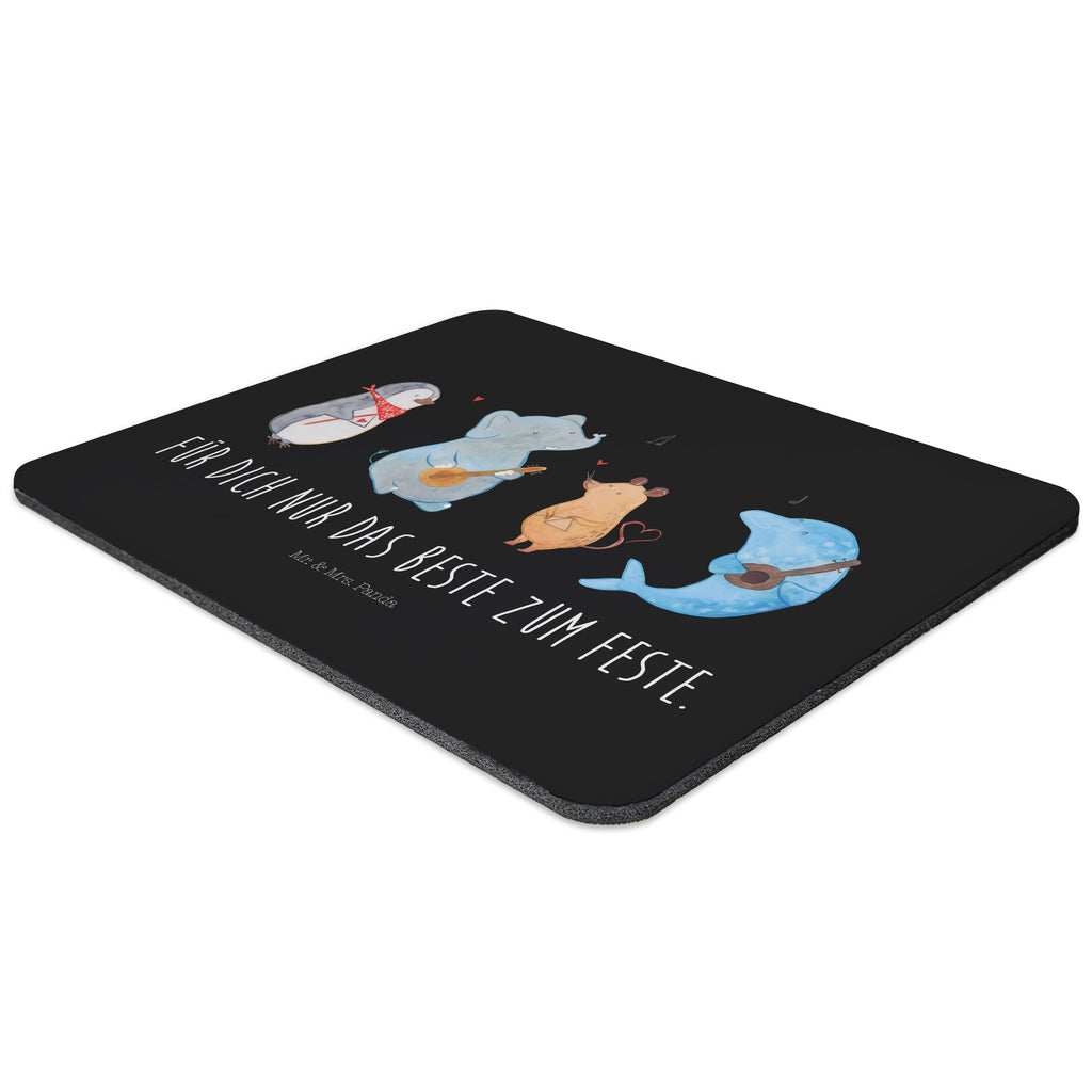 Mauspad Big Band Mousepad, Computer zubehör, Büroausstattung, PC Zubehör, Arbeitszimmer, Mauspad, Einzigartiges Mauspad, Designer Mauspad, Tiermotive, Gute Laune, lustige Sprüche, Tiere, Hund, Pinguin, Maus, Elefant, Delfin, Gitarre, Band, Triangel, Musikanten, Musik