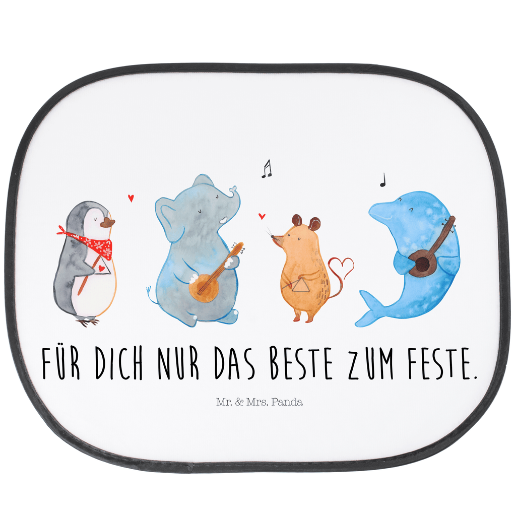Auto Sonnenschutz Big Band Auto Sonnenschutz, Sonnenschutz Baby, Sonnenschutz Kinder, Sonne, Sonnenblende, Sonnenschutzfolie, Sonne Auto, Tiermotive, Gute Laune, lustige Sprüche, Tiere, Hund, Pinguin, Maus, Elefant, Delfin, Gitarre, Band, Triangel, Musikanten, Musik