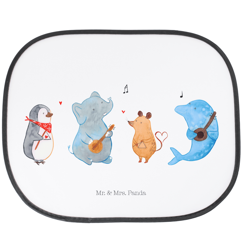 Auto Sonnenschutz Big Band Auto Sonnenschutz, Sonnenschutz Baby, Sonnenschutz Kinder, Sonne, Sonnenblende, Sonnenschutzfolie, Sonne Auto, Tiermotive, Gute Laune, lustige Sprüche, Tiere, Hund, Pinguin, Maus, Elefant, Delfin, Gitarre, Band, Triangel, Musikanten, Musik