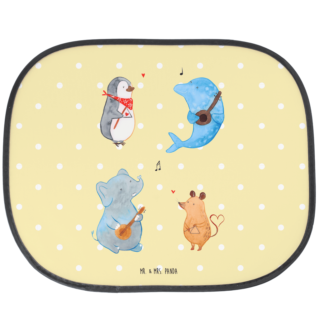 Auto Sonnenschutz Big Band Auto Sonnenschutz, Sonnenschutz Baby, Sonnenschutz Kinder, Sonne, Sonnenblende, Sonnenschutzfolie, Sonne Auto, Tiermotive, Gute Laune, lustige Sprüche, Tiere, Hund, Pinguin, Maus, Elefant, Delfin, Gitarre, Band, Triangel, Musikanten, Musik