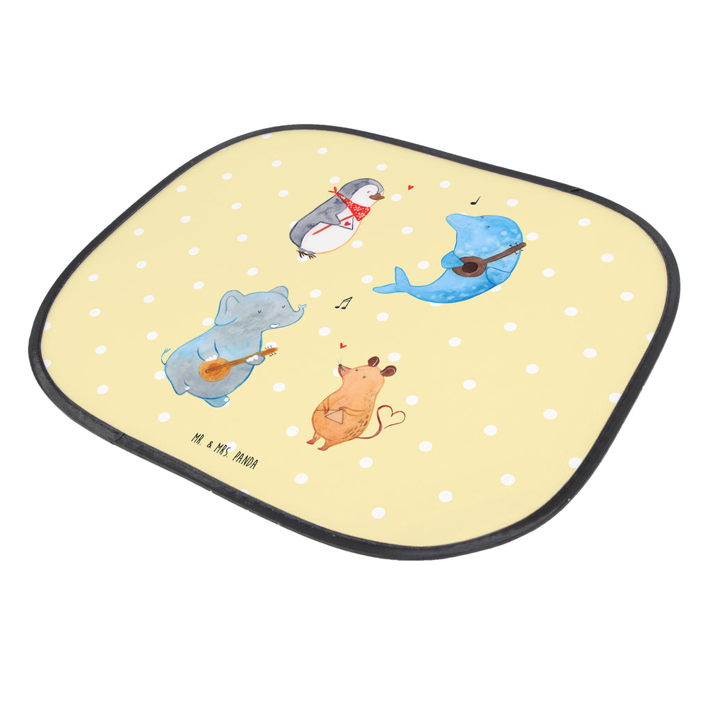 Auto Sonnenschutz Big Band Auto Sonnenschutz, Sonnenschutz Baby, Sonnenschutz Kinder, Sonne, Sonnenblende, Sonnenschutzfolie, Sonne Auto, Tiermotive, Gute Laune, lustige Sprüche, Tiere, Hund, Pinguin, Maus, Elefant, Delfin, Gitarre, Band, Triangel, Musikanten, Musik