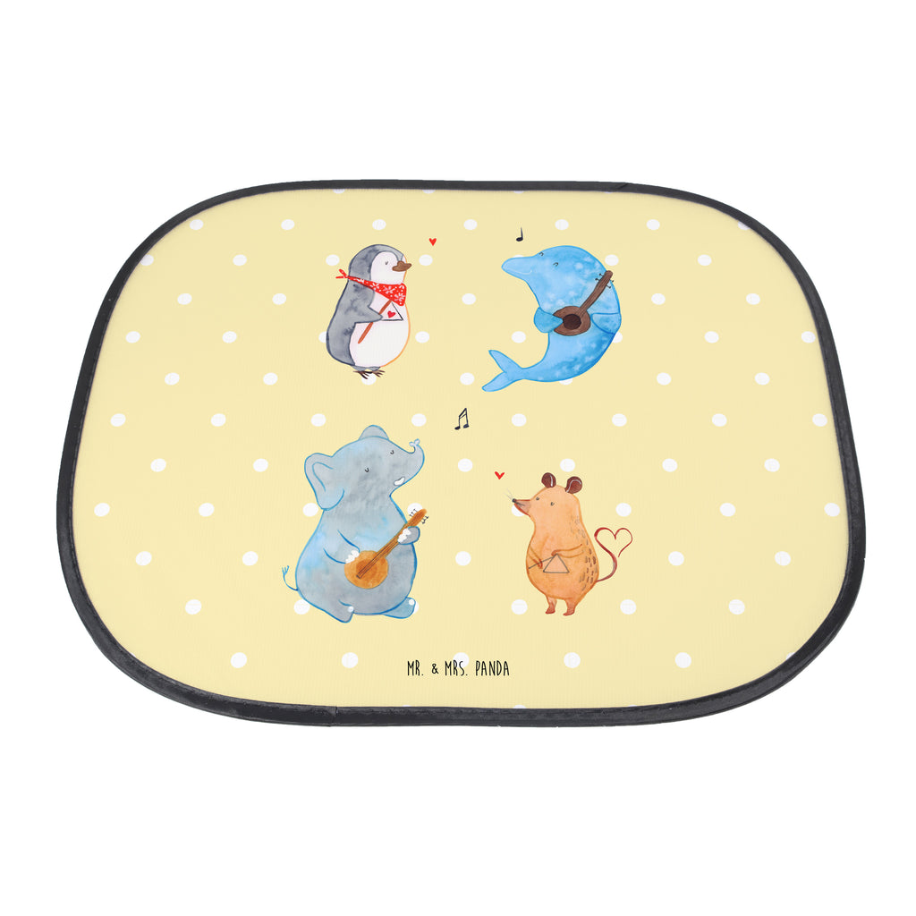 Auto Sonnenschutz Big Band Auto Sonnenschutz, Sonnenschutz Baby, Sonnenschutz Kinder, Sonne, Sonnenblende, Sonnenschutzfolie, Sonne Auto, Tiermotive, Gute Laune, lustige Sprüche, Tiere, Hund, Pinguin, Maus, Elefant, Delfin, Gitarre, Band, Triangel, Musikanten, Musik
