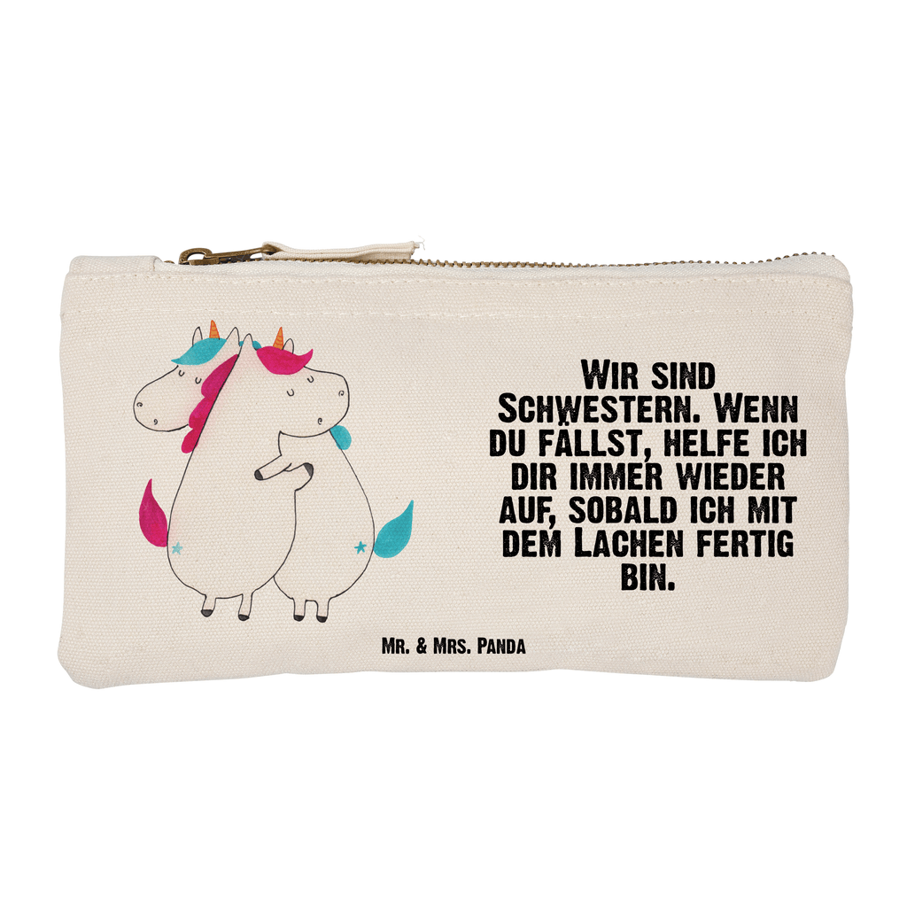 Schminktasche Einhörner Umarmen Schminktasche, Kosmetiktasche, Kosmetikbeutel, Stiftemäppchen, Etui, Federmappe, Makeup, XXL, Schminketui, Kosmetiketui, Schlamperetui, Einhorn, Einhörner, Einhorn Deko, Pegasus, Unicorn, Freundinnen, Freundin, BFF, Schwester, Schwestern, Familie, Geschwister, Sister, Liebe