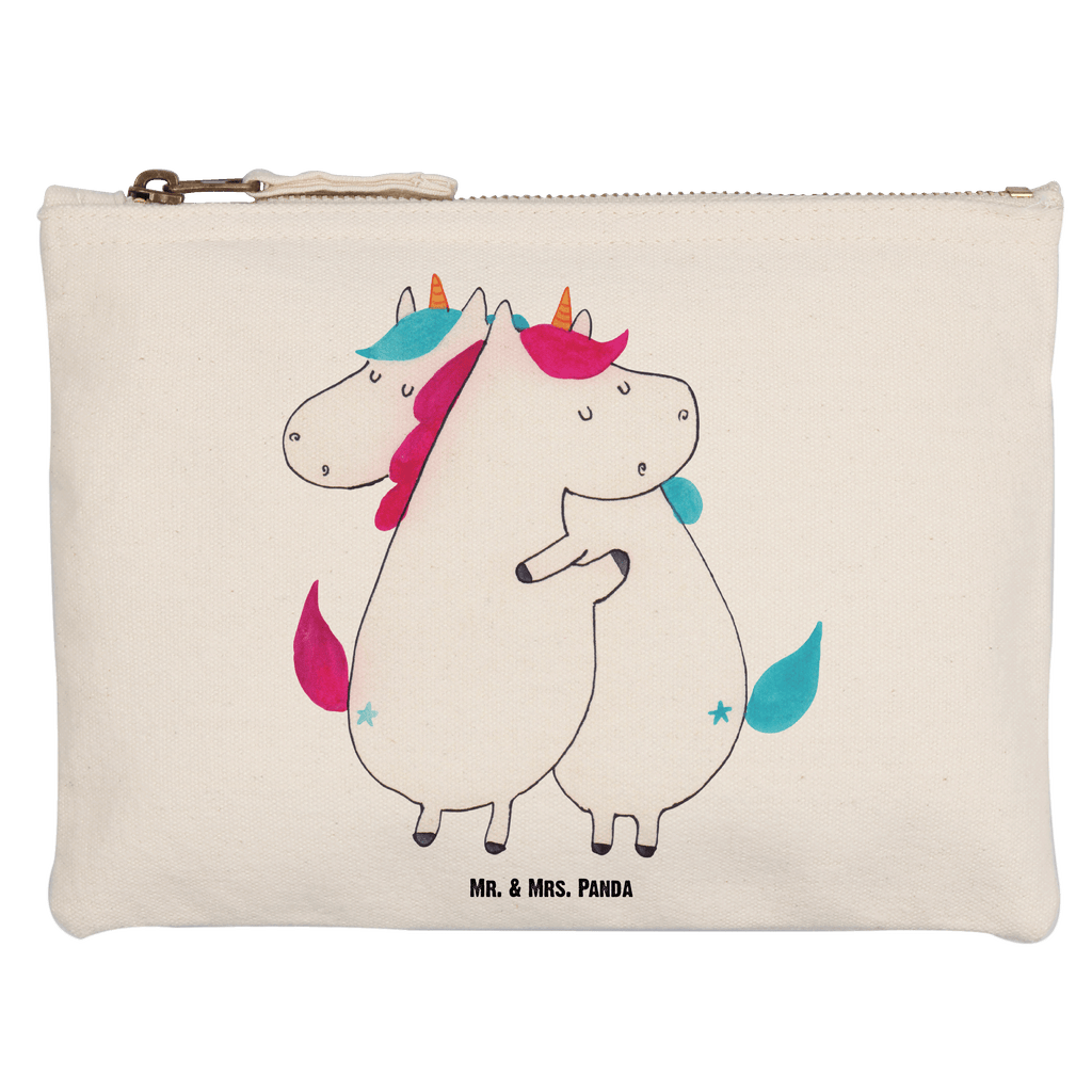 Schminktasche Einhörner Umarmen Schminktasche, Kosmetiktasche, Kosmetikbeutel, Stiftemäppchen, Etui, Federmappe, Makeup, XXL, Schminketui, Kosmetiketui, Schlamperetui, Einhorn, Einhörner, Einhorn Deko, Pegasus, Unicorn, Freundinnen, Freundin, BFF, Schwester, Schwestern, Familie, Geschwister, Sister, Liebe