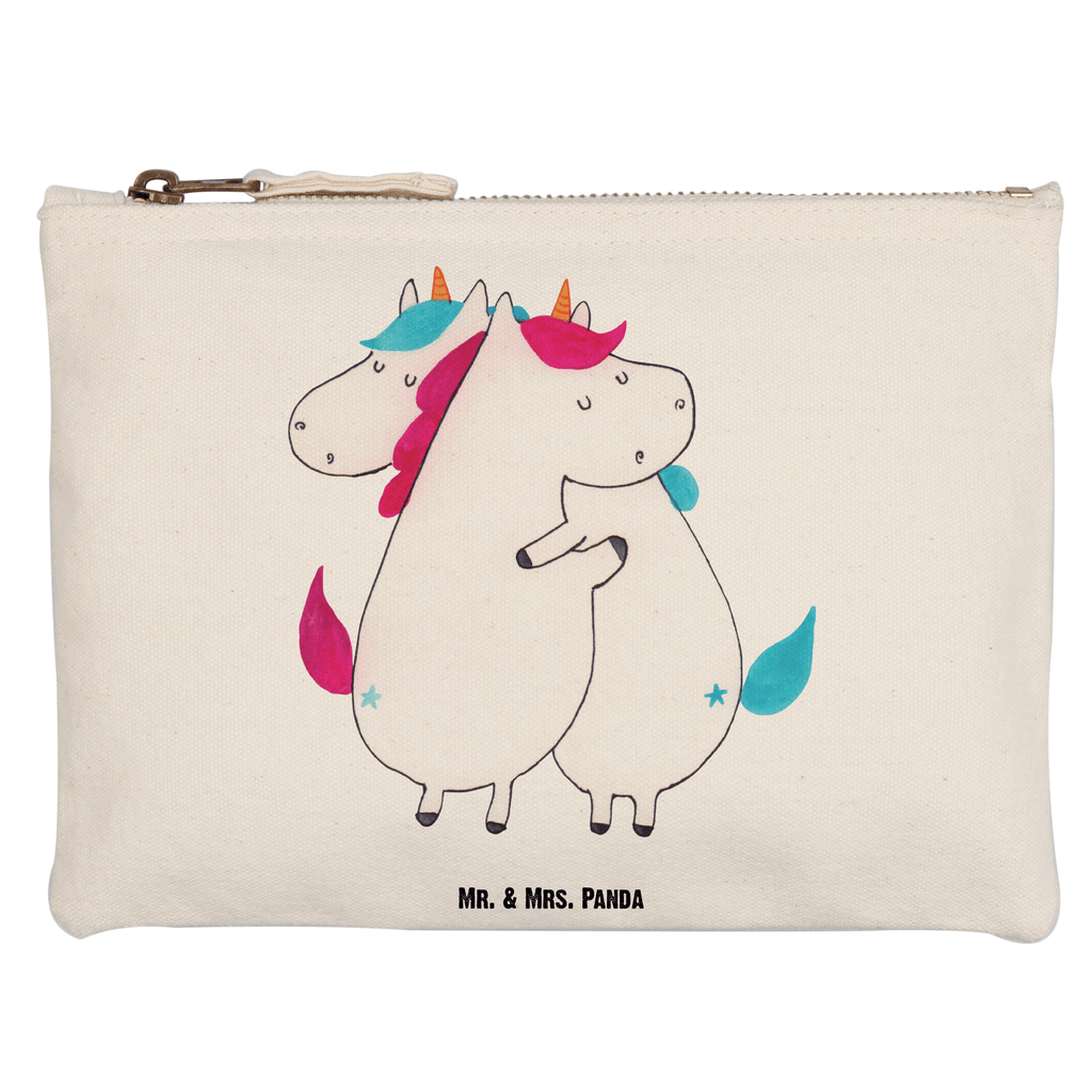 Schminktasche Einhörner Umarmen Schminktasche, Kosmetiktasche, Kosmetikbeutel, Stiftemäppchen, Etui, Federmappe, Makeup, XXL, Schminketui, Kosmetiketui, Schlamperetui, Einhorn, Einhörner, Einhorn Deko, Pegasus, Unicorn, Freundinnen, Freundin, BFF, Schwester, Schwestern, Familie, Geschwister, Sister, Liebe