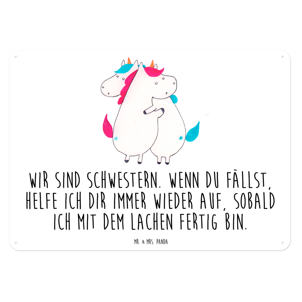 Blechschild Einhörner Umarmen Einhorn, Einhörner, Unicorn, Freundinnen, Freundin, BFF, Schwester, Schwestern, Familie, Geschwister, Sister, Liebe  Blechschild, Metallschild, Geschenk Schild, Schild, Magnet-Metall-Schild, Deko Schild, Wandschild, Wand-Dekoration, Türschild, Wandschild, Metallschild  Einhorn, Einhörner, Einhorn Deko, Pegasus, Unicorn