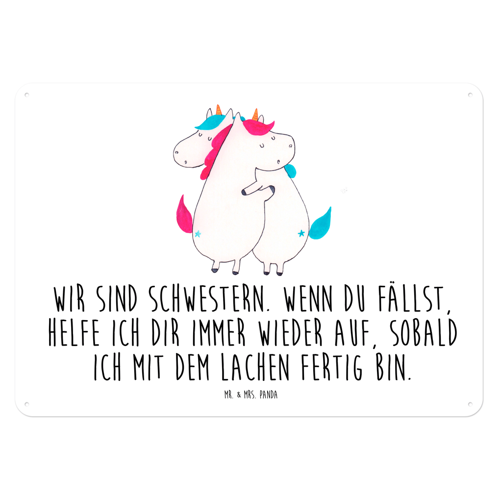 Blechschild Einhörner Umarmen Einhorn, Einhörner, Unicorn, Freundinnen, Freundin, BFF, Schwester, Schwestern, Familie, Geschwister, Sister, Liebe  Blechschild, Metallschild, Geschenk Schild, Schild, Magnet-Metall-Schild, Deko Schild, Wandschild, Wand-Dekoration, Türschild, Wandschild, Metallschild  Einhorn, Einhörner, Einhorn Deko, Pegasus, Unicorn