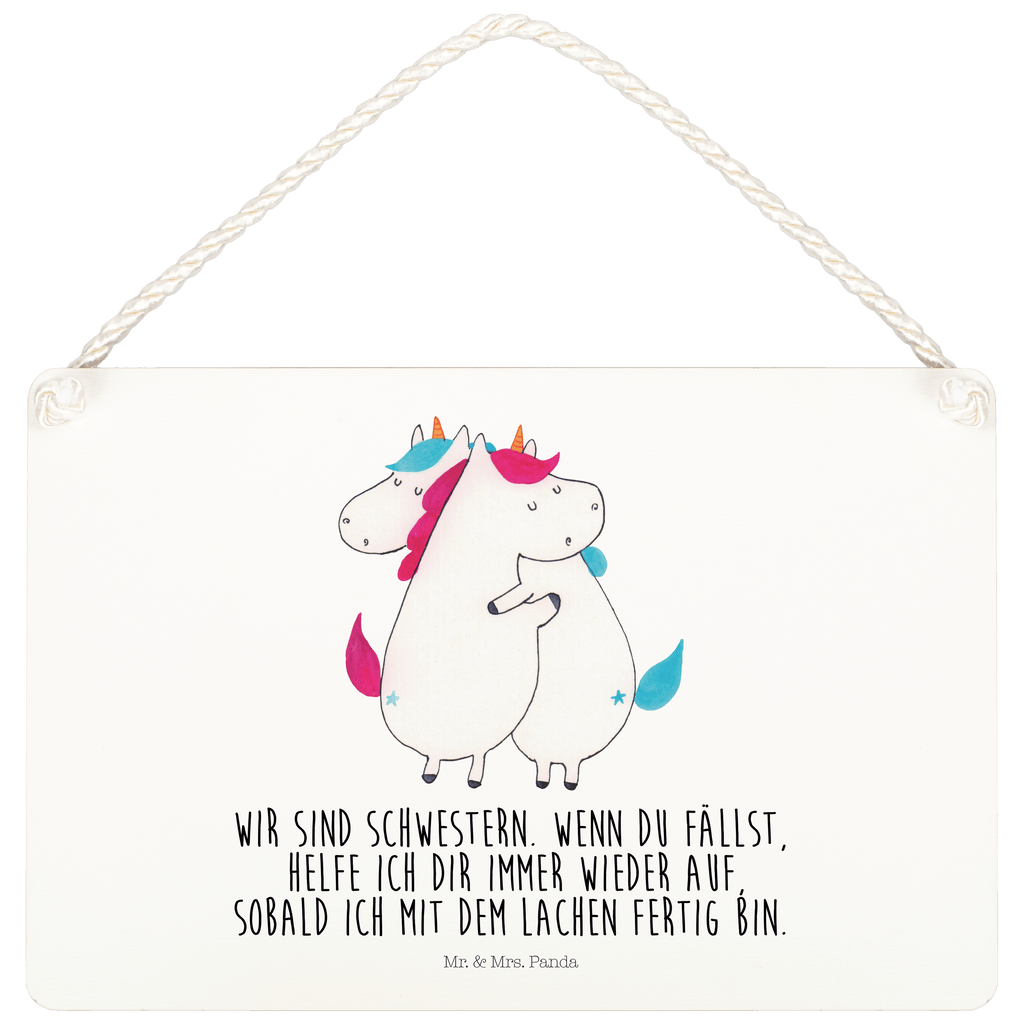 Deko Schild Einhörner Umarmen Dekoschild, Deko Schild, Schild, Tür Schild, Türschild, Holzschild, Wandschild, Wanddeko, Einhorn, Einhörner, Einhorn Deko, Pegasus, Unicorn, Freundinnen, Freundin, BFF, Schwester, Schwestern, Familie, Geschwister, Sister, Liebe