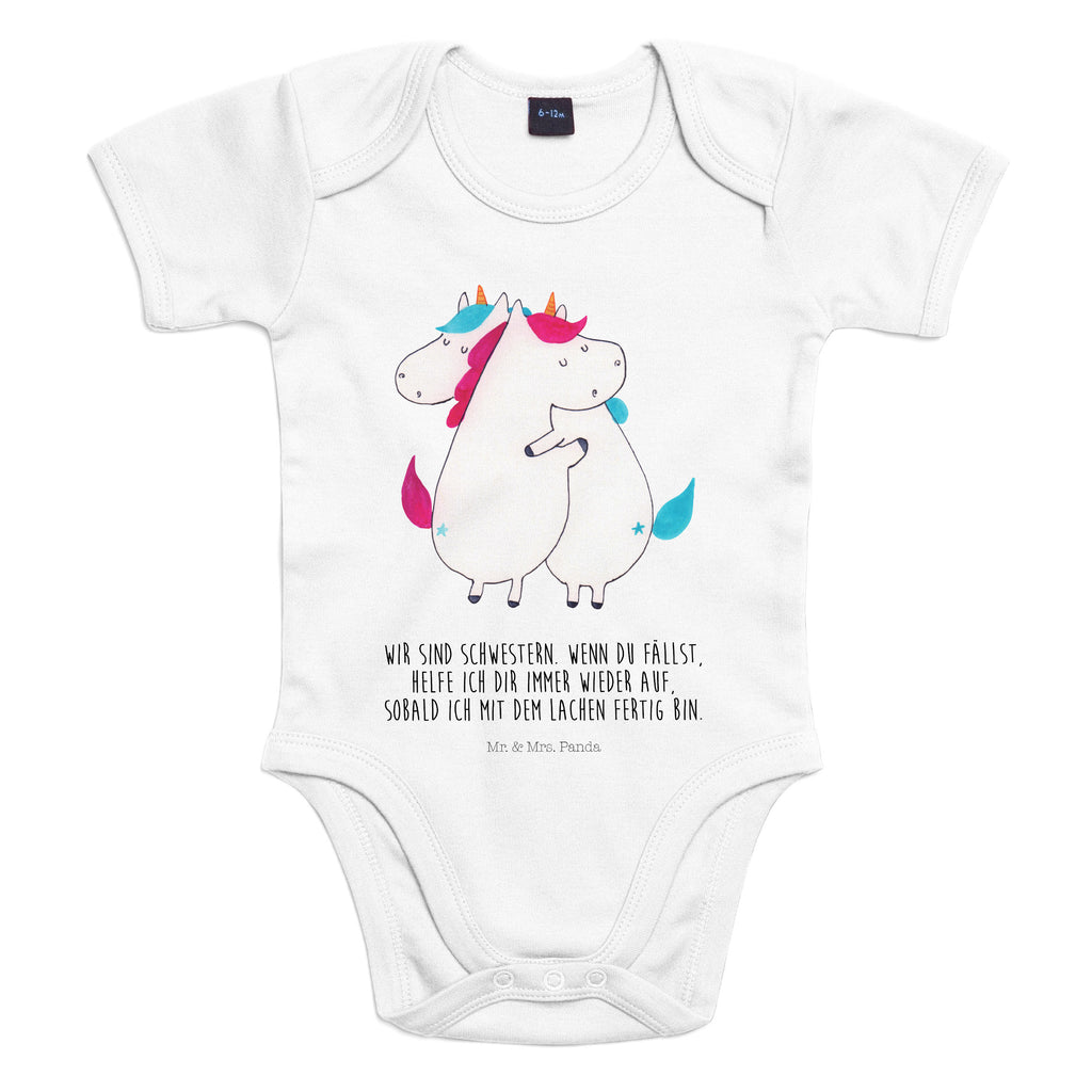 Organic Baby Body Einhörner Umarmen Babykleidung, Babystrampler, Strampler, Wickelbody, Baby Erstausstattung, Junge, Mädchen, Einhorn, Einhörner, Einhorn Deko, Pegasus, Unicorn, Freundinnen, Freundin, BFF, Schwester, Schwestern, Familie, Geschwister, Sister, Liebe